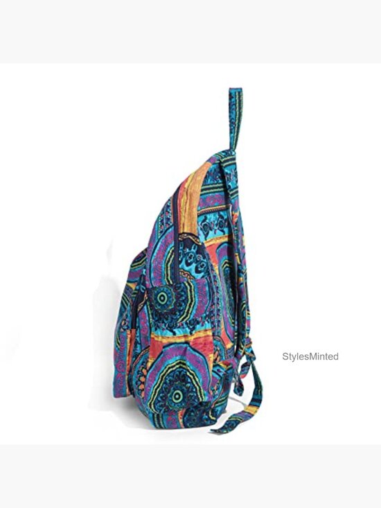 Large Capacity Canvas Foldable Travel Backpack Boho Hippie Daypack main image 6